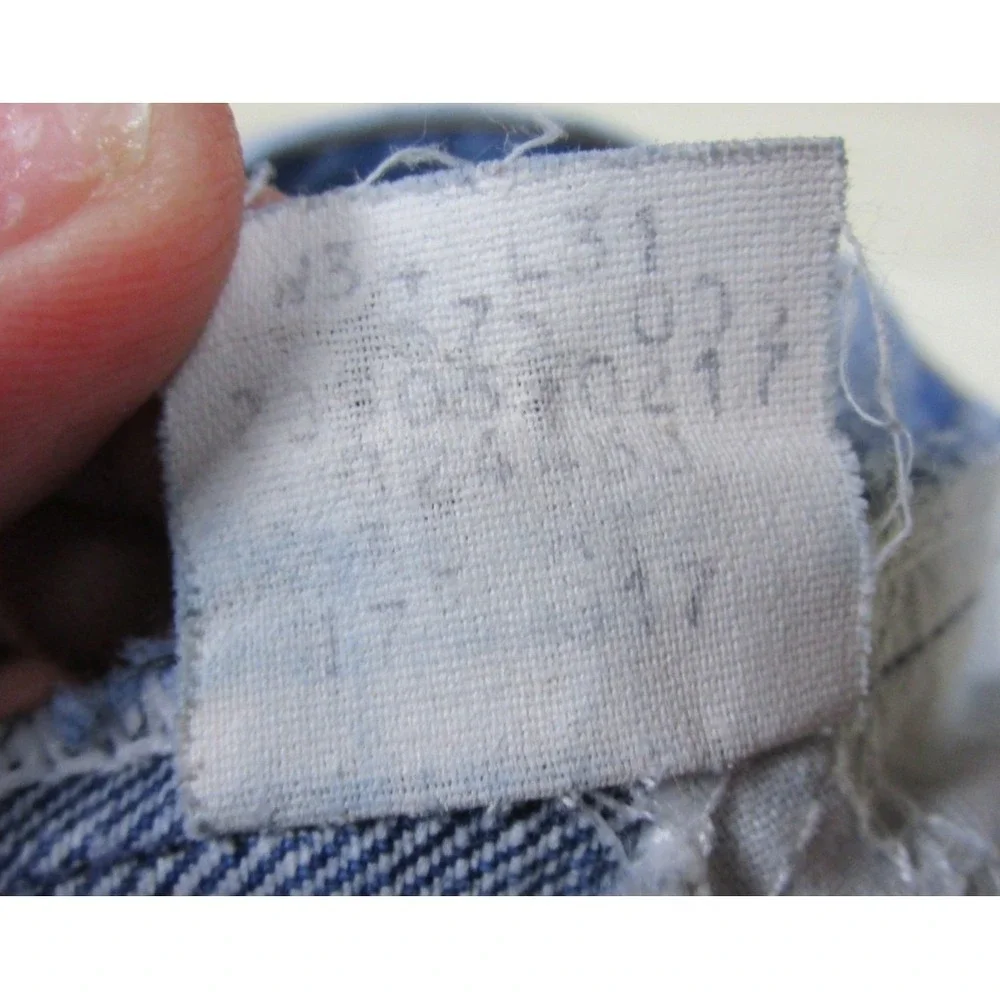 Vintage 80s Levis 505 Jeans Mens (32x30) Orange Tab Bootcut Distressed - Picture 16 of 16